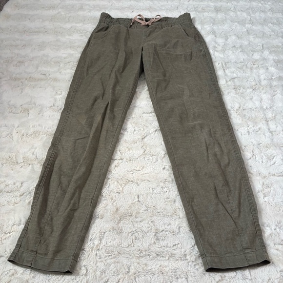 Prana Women's Size Small Green Shala Cropped Joggers - Picture 5 of 6